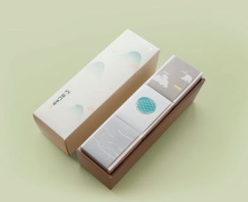 古今設計結合的茶葉禮盒包裝