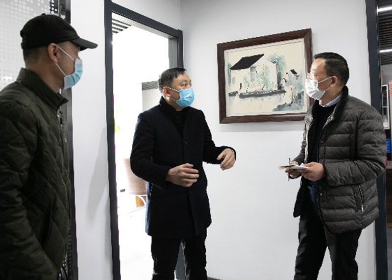 熱烈歡迎市區領導蒞臨石特為疫情進行調研指導工作!