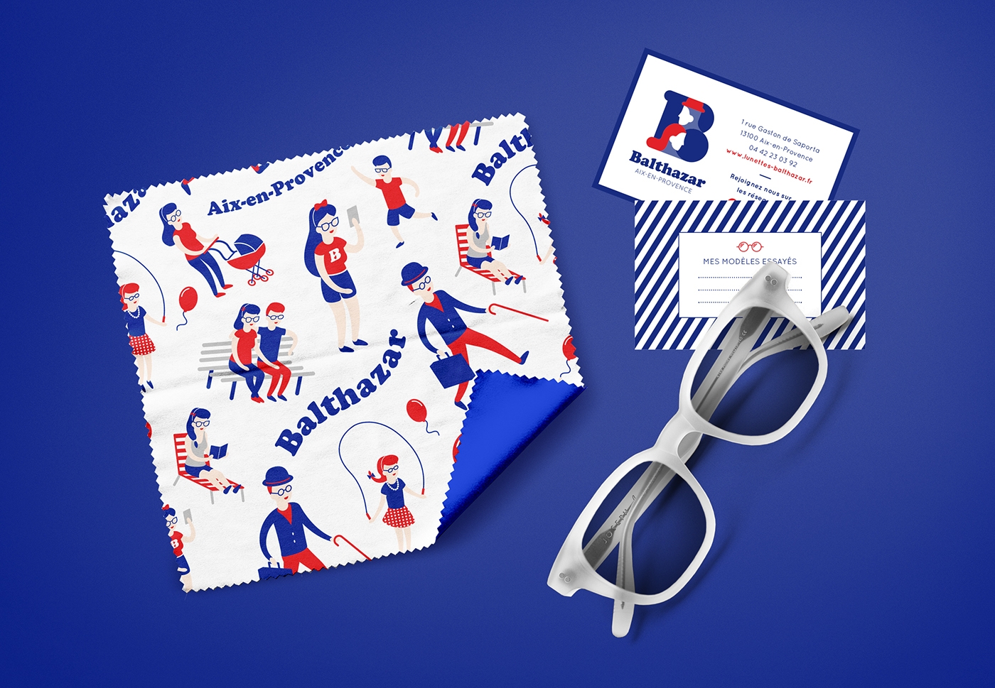 人物插畫——眼鏡品牌設計