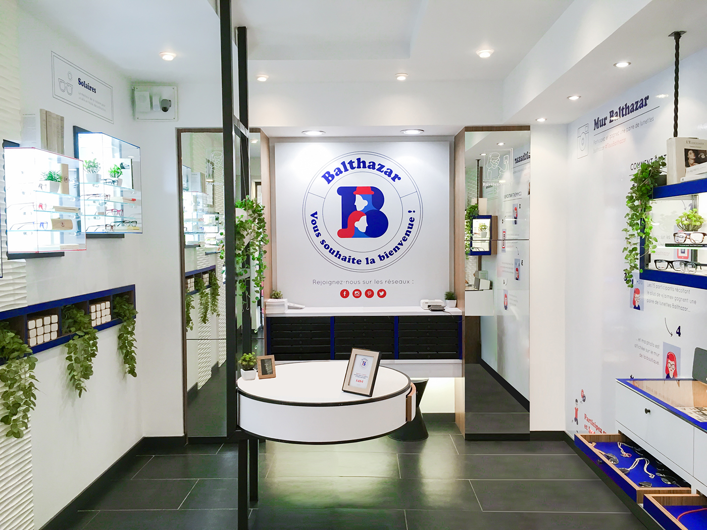 人物插畫——眼鏡品牌設計