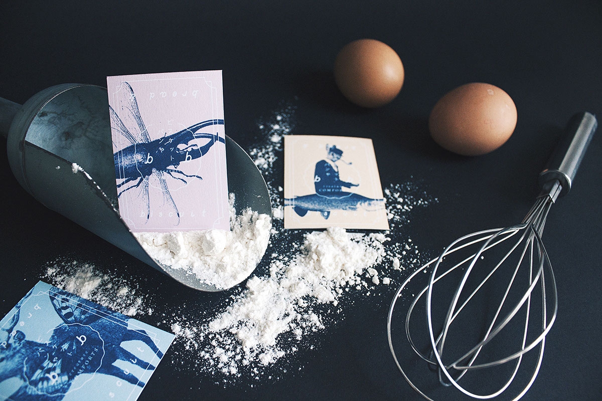 概念化早餐,面包與餅干食品飲料包裝設(shè)計(jì)