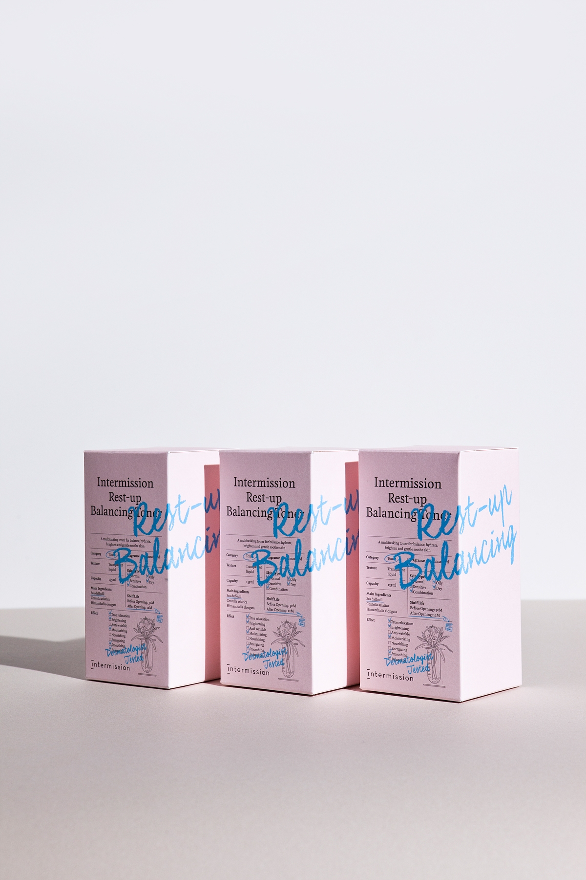 Intermission護膚化妝品品牌與產品包裝設計