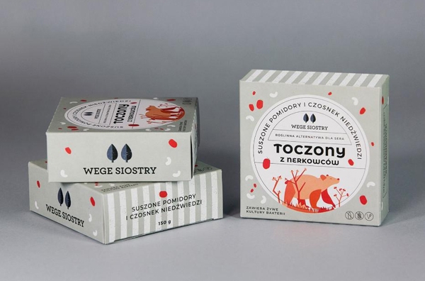 可鹽可甜，動物愛好者的心頭好｜小清新插畫素食包裝設計