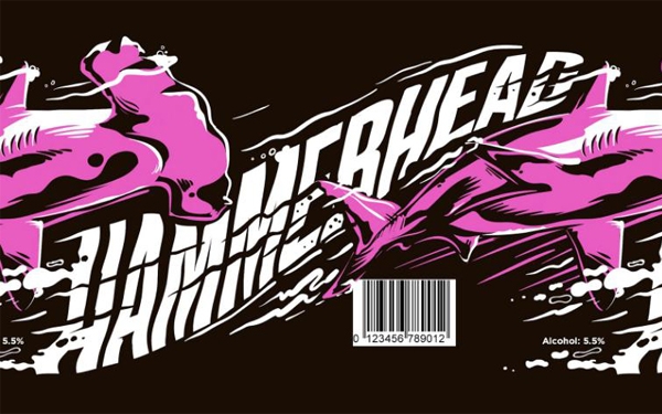 大魚也瘋狂？充滿動感的啤酒包裝設計