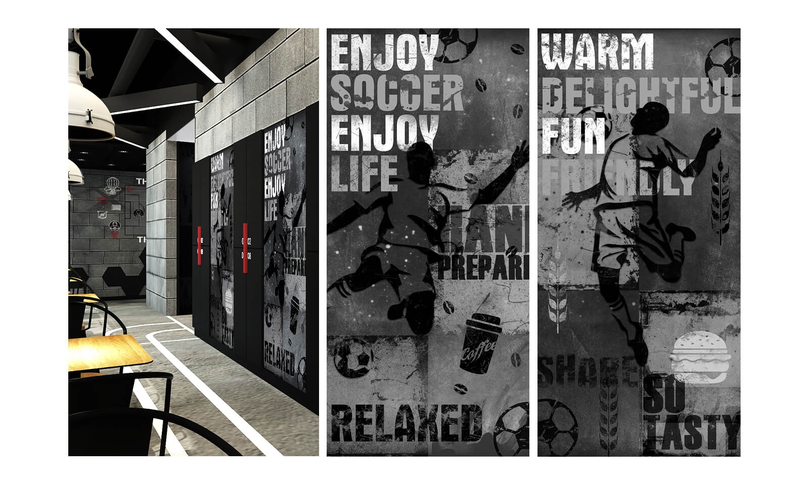 經(jīng)常去肯德基，卻沒有發(fā)現(xiàn)墻上的小巧思|壁畫插畫設(shè)計(jì)