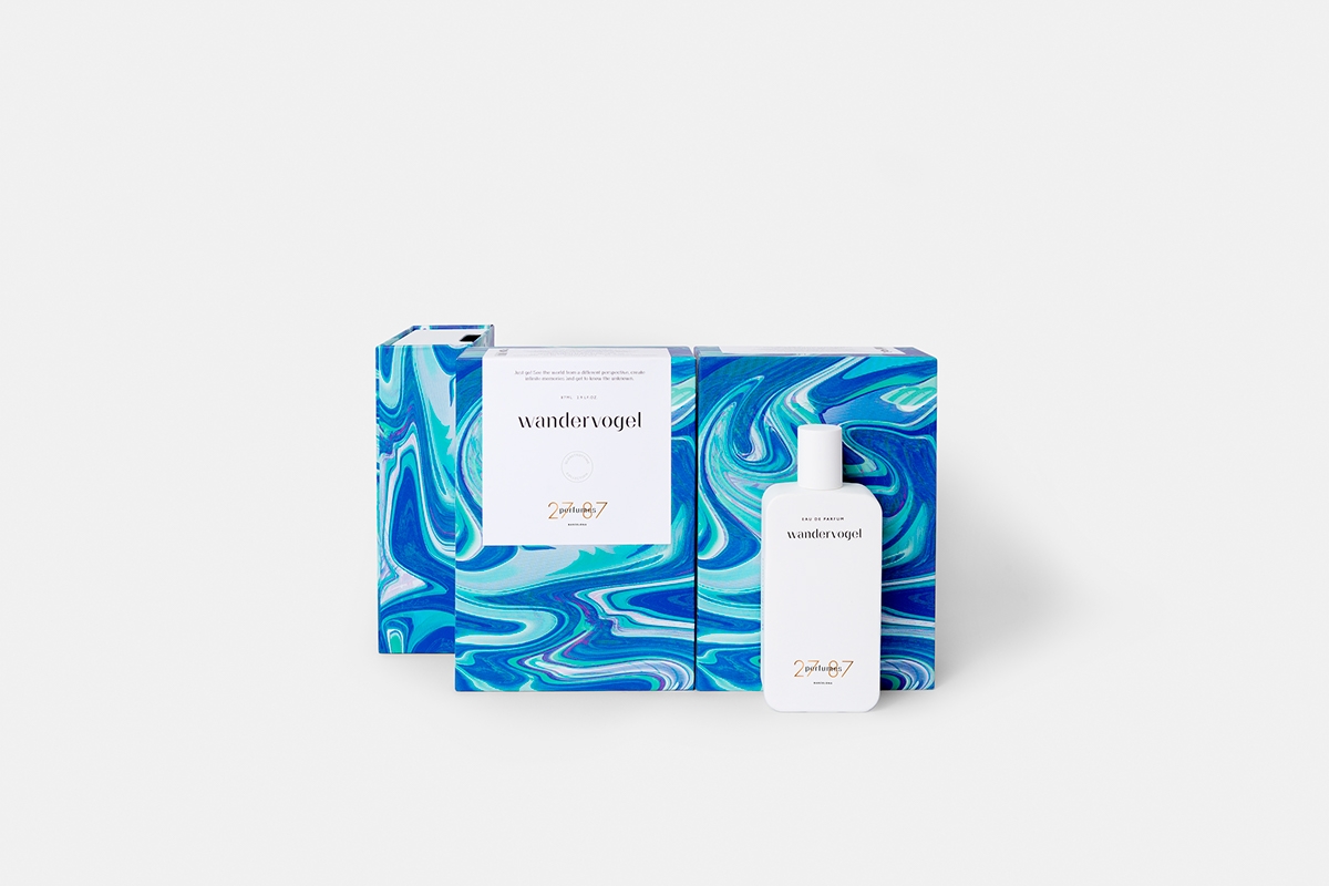 現代化高端香水瓶型與包裝盒設計